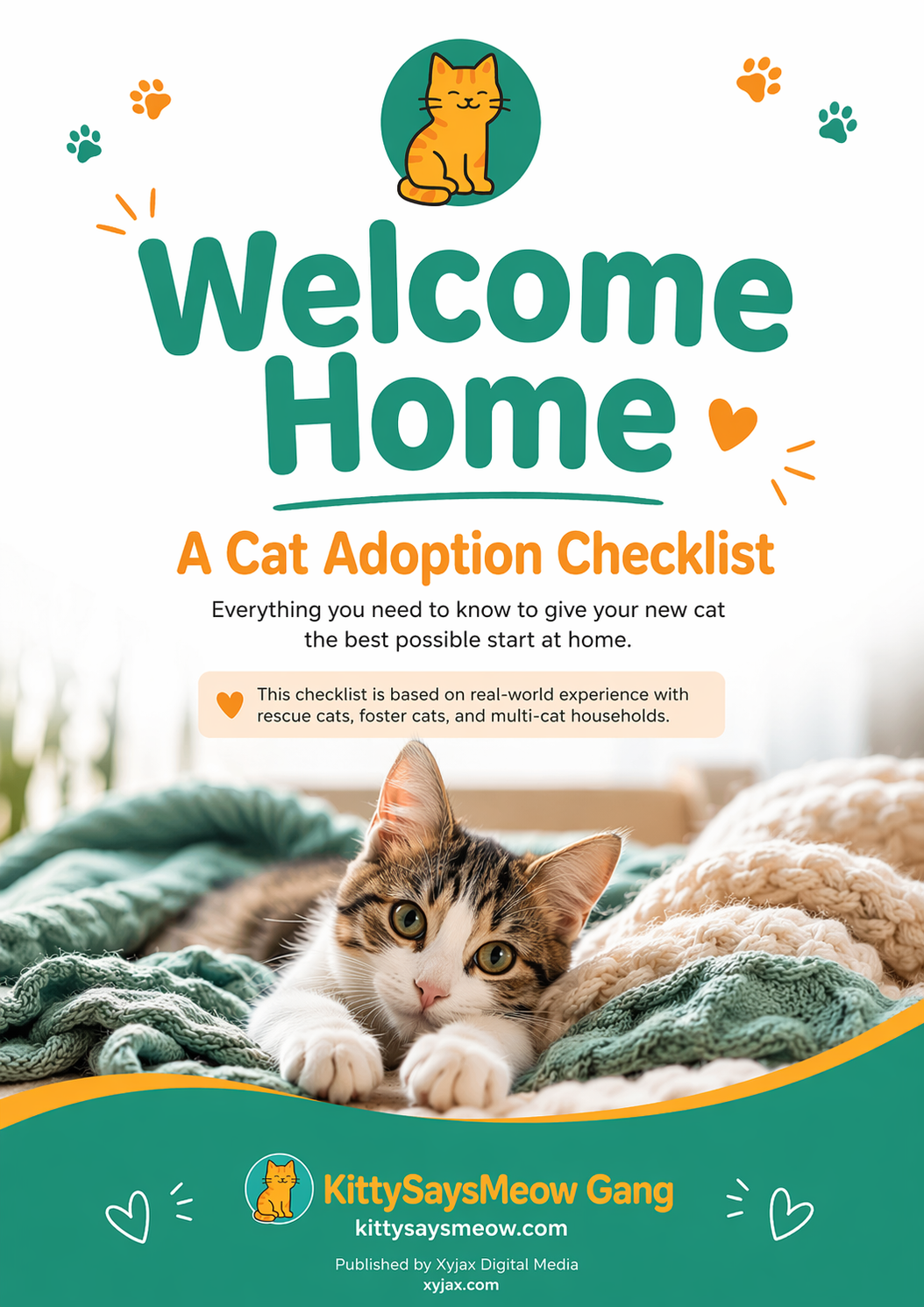 cat adoption checklist coverpage